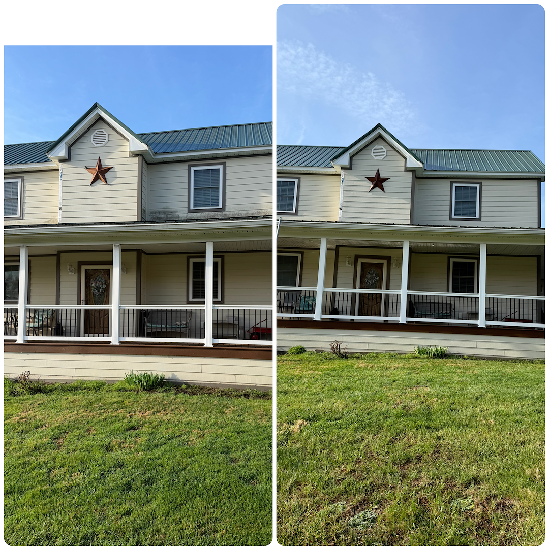 House wash and driveway cleaning