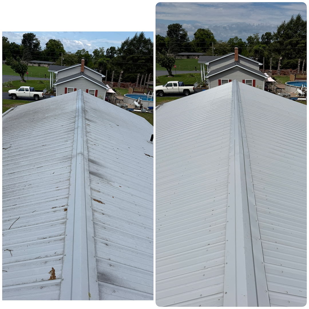 Roof cleaning in Staunton va