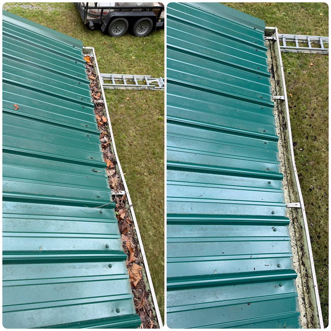 Roof washing and gutter cleaning in bridgewater Va 