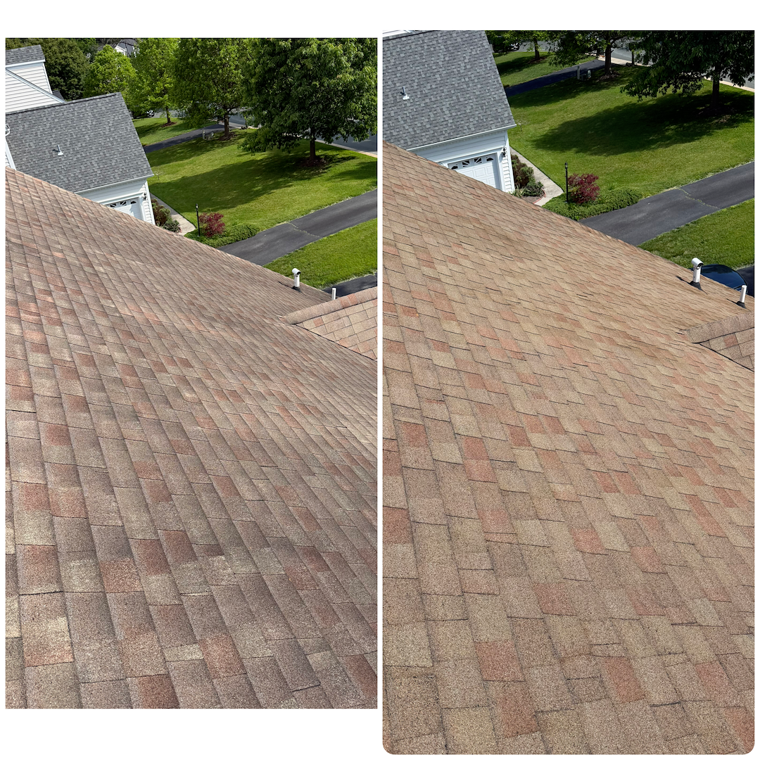 Roof washing in waynesboro, Va